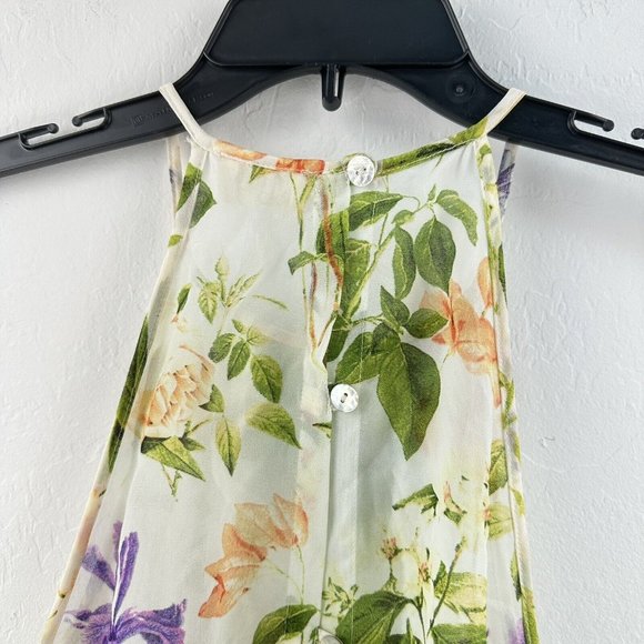 Show Me Your Mumu Split Back Halter Tank Cami Womens S Floral‎ Open - Picture 6 of 7